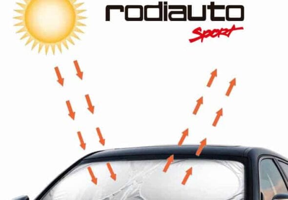 uso del parasol de coche