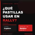 pastillas de rally